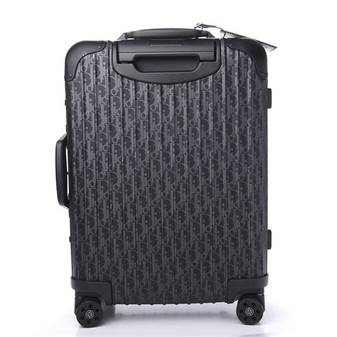 dior rimowa luggage price|dior rimowa carry on.